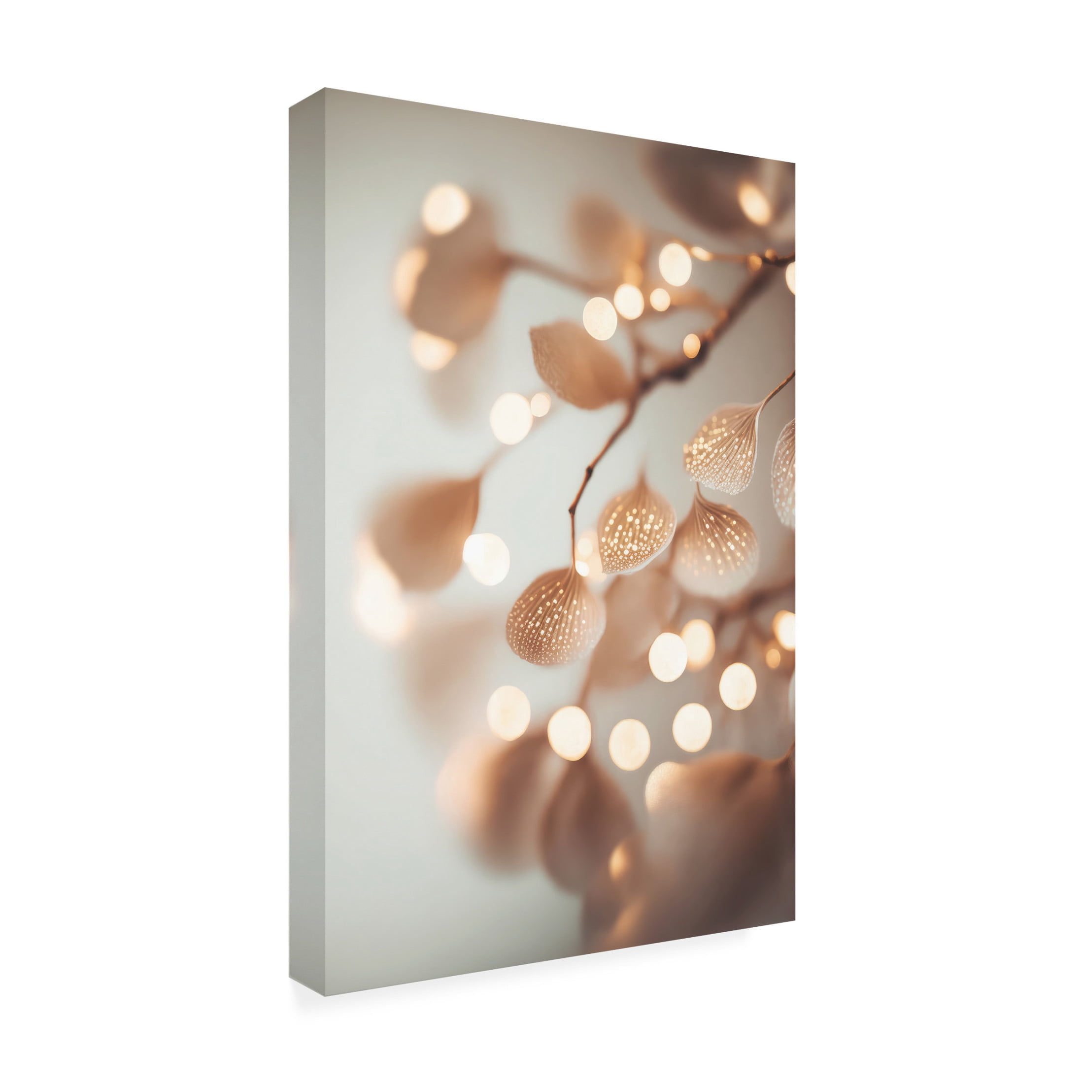 Canvas Wall Art - Treechild 'Tiny Leafs' Wall Art for Living Room, Bedroom, or Office D?cor by Trademark Fine Art - 12 x 19 Inches