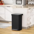 thumbnail image 5 of LAZY BUDDY 13.2 Gallon Stainless Steel Trash Can with 15 Trash Bags & Lid & Built-in Box for Odor Control, for Kitchen, Bathroom, 5 of 7