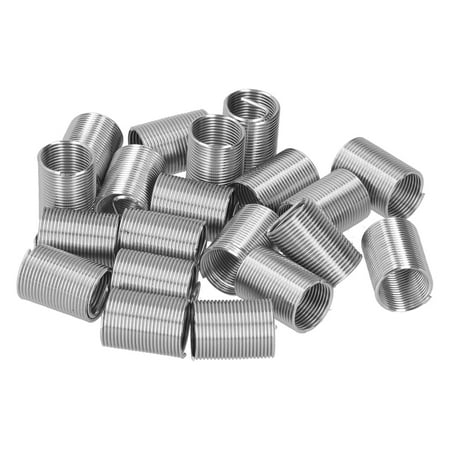 

20Pcs Thread Repair M14 x 1.25 Spiral Circle Insert Reducer Nut Threaded Expand Socket Set2.5D