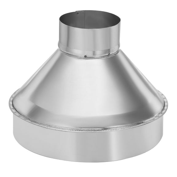 Uxcell 3" to 8" Galvanized Steel Round Duct Reducer Adapter Connector, Silver Tone