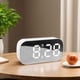 thumbnail image 1 of Reloj Despertador Con Espejo, Minimalista, 2 Alarmas, Reloj Con Espejo, Pantalla LED De Brillo De 5 Niveles Para Escritorio, 1 of 7
