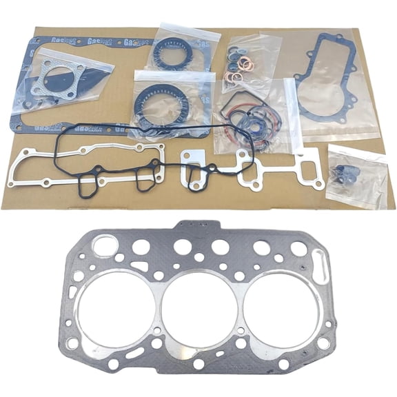 3TNM74 Full Head Gasket Set Kit For Yanmar 3TNM74F 3TNM74F-SAKV Engine Mini Excavator Generator SCT1 SA221 Tractor For John Deere Engine