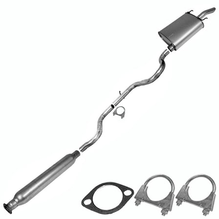 Resonator Pipe Exhaust muffler compatible with: 2003-2005 chevy monte carlo