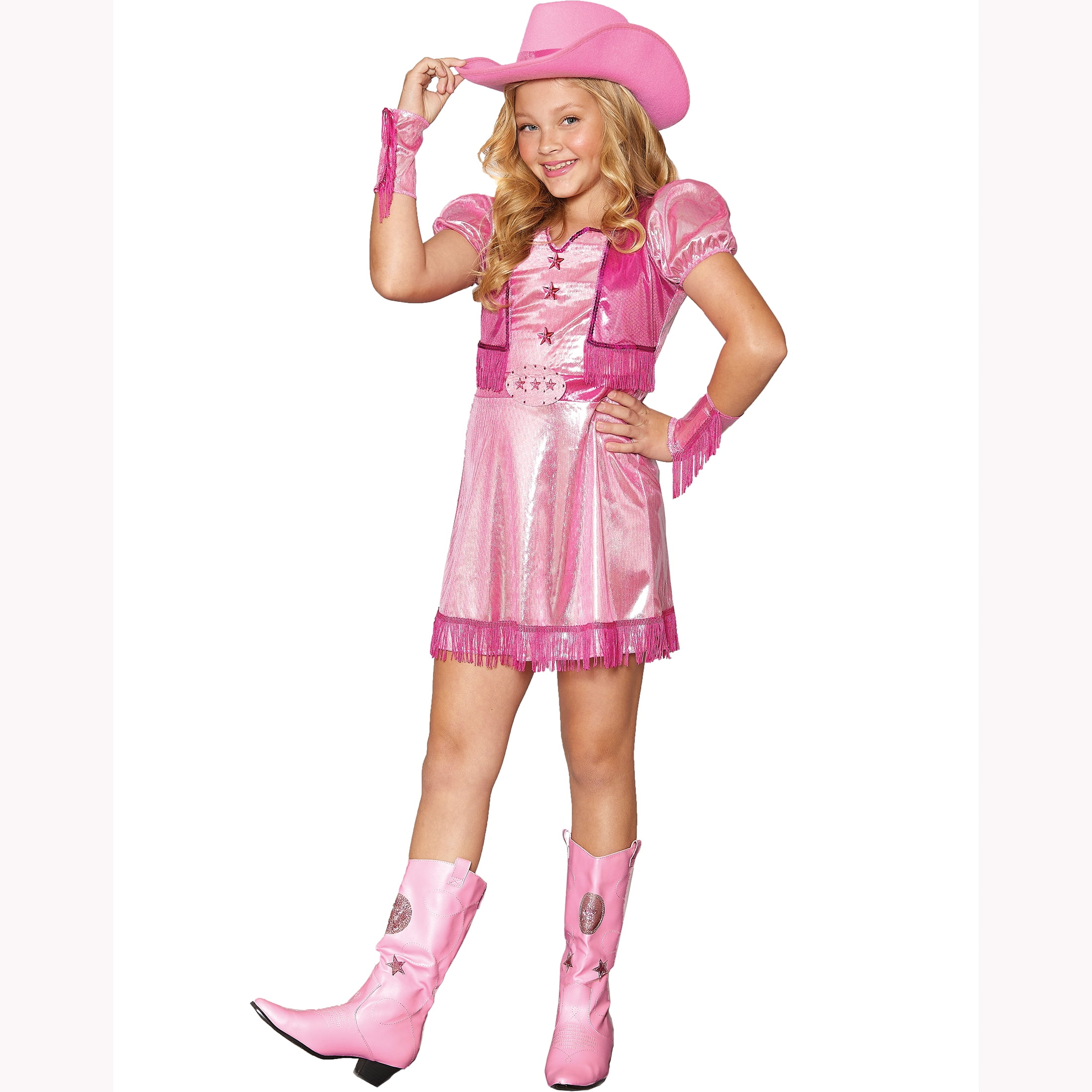 Halloween Girls Children's Small Cowgirl Fantasy Costumes