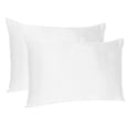 thumbnail image 2 of 2 pieces satin silk pillowcase Deluxe standard large King size home sofa bedding protective cover, 2 of 7