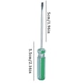 thumbnail image 4 of Cosmug Flat Head Screwdriver 3Mm Straight Mouth Small Slotted Screwdriver 2.5Mm Precision Tip Non Slip Handle Electronics Mechanical Work 7.5Cm Steel Shaft Tool Kit 1 Screwdriver, 4 of 4