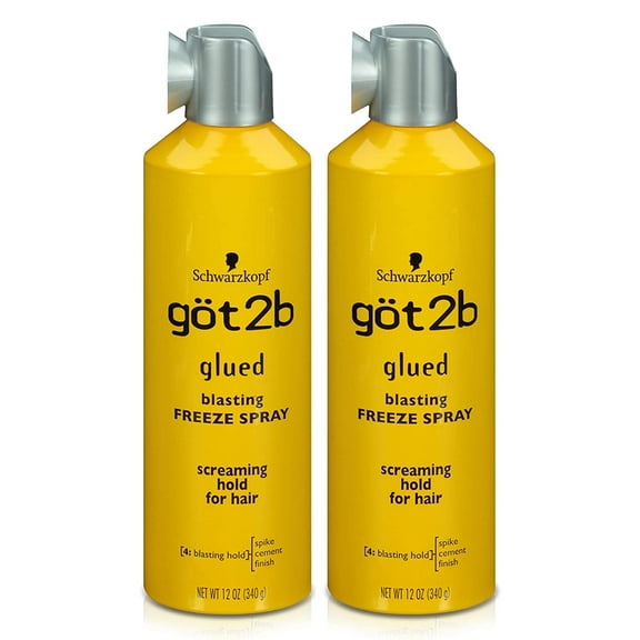 Glued Blasting Freeze Hairspray, 12 oz, Pack of 2