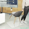 thumbnail image 6 of PVC Dull Polish Chair Mat – 90x120cm Heavy Duty Floor Protector for Hard Floors & Carpets | Transparent Anti-Scratch Desk Mat, 0.2cm Thick, Smooth Glide Surface, 6 of 12