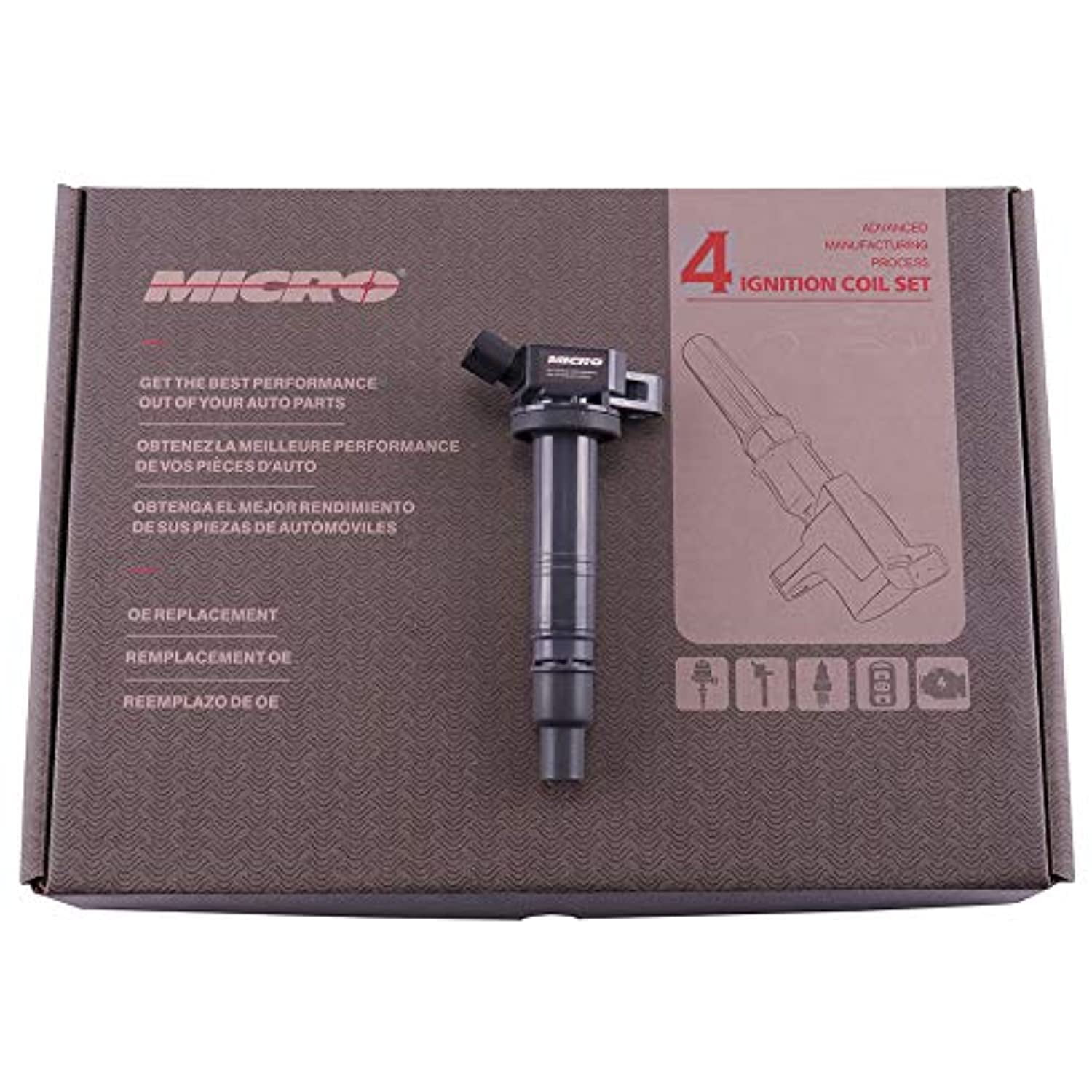 Micro Premium Ignition Coils Compatible with Lexus IS F Scion xB Toyota
