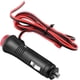 thumbnail image 1 of Enchufe del Encendedor de Cigarrillos del Coche Conector del Encendedor de Cigarrillos 12V-24V Fusible del Interruptor de Encendido y Apag con Perilla de Interruptor de Cable Automotriz, 1 of 3