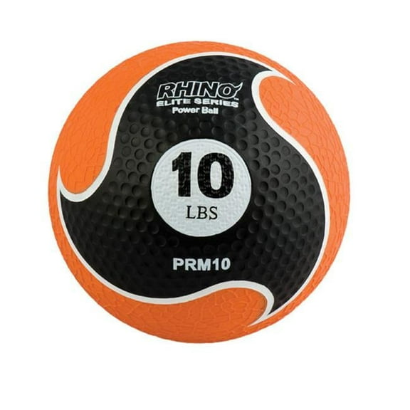Champion Sports  10 lbs Rhino Elite Medicine Ball, Orange