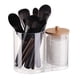 thumbnail image 1 of Fiudx Tarro de Algodón Acrílico, Elegante Dispensador Transparente, Organizador de Baño Funcional, Porta Hisopos de Fácil Acceso, Ideal para La Oficina En Casa, Solución de Almacenamiento Que Ahorra, 1 of 6