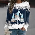 thumbnail image 1 of Camiseta impresa para mujeres Ichuanyi Women Mangas largas BLUSA COLLA RED REDED COLLA COMPLIS ICHUANYI WER202308211137, 1 of 5