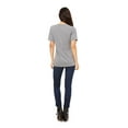 thumbnail image 2 of Emmalise Women's Be Kind Round Neck Short Sleeve Tru-Fit Tee Shirt, Heather Gray Black, 3XL, 2 of 3