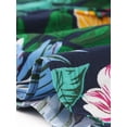 thumbnail image 5 of Conjunto de 2 piezas Allegra K Floral sin mangas con falda corta Azul oscuro XL, 5 of 5