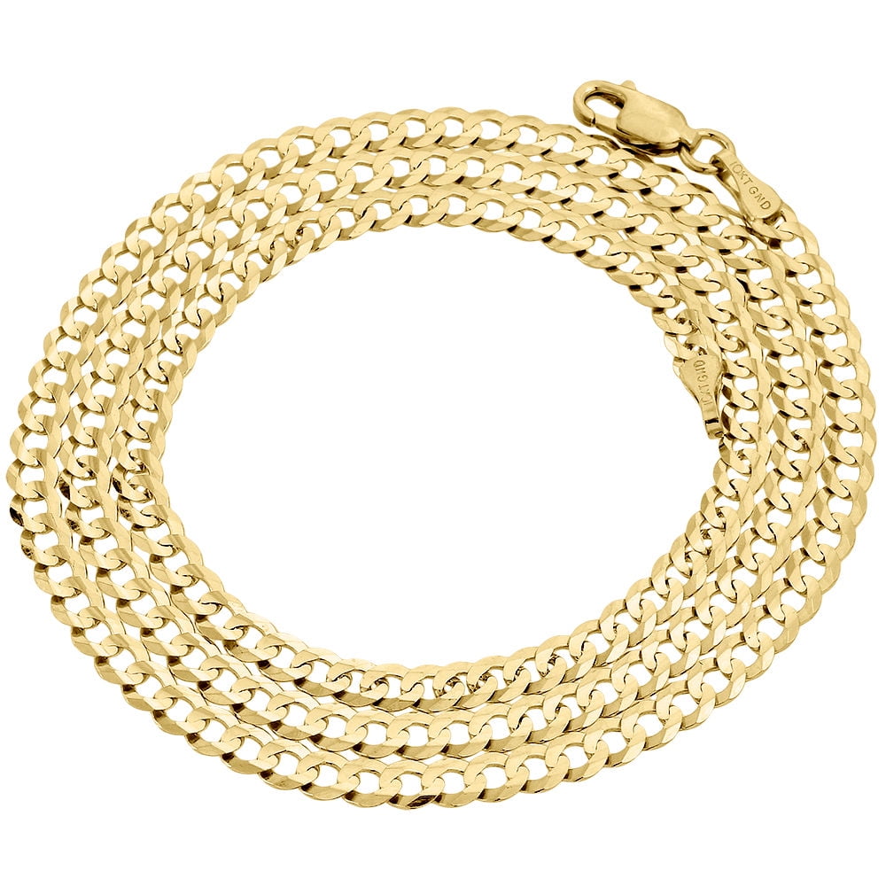 Beautiful Cubin Link 3.50 mm  Wide  Diamond Cut Chain  20 Inches Long and  9 grams