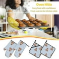 thumbnail image 5 of Naloa Playful Walrus Wonders Oven Mitts and Pot Holders 4 pcs Set, Cooking Baking Grilling Kitchen Oven Glove for Cooking, 5 of 6