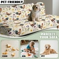 thumbnail image 6 of Yuyamidu Rooster Armless Futon Cover Waterproof Futon Covers Slipcover with Elastic Edge Soft Rv Jackknife Sofa Covers Decorative Furniture Protector for Living Room, 6 of 8