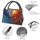 thumbnail image 4 of Disketp Red And Blue Fire Dragon E Bolsa Térmica Estampada, Bolsa Térmica Aislante para Almuerzo, Playa y Campamento, 4 of 6