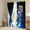 Black Blue Gold, variant on Gamer 30%-50% Blackout Curtains,Colorful Video Game Console Curtains Gaming Room Decor,Modern Gamepad Controller Window Curtains & Drapes,Graffiti Abstract Window Treatments,(38Wx45L)