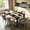 Brown, variant on Garvee 71" Industrial Dining Table for 6-8 People, Large Rectangular Kitchen & Dining Room Table with Metal Frame, Brown