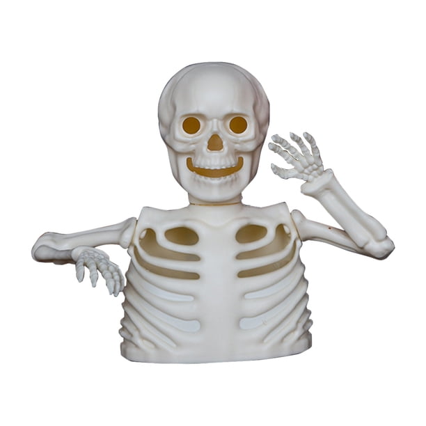 Decoraciones de Fiesta de Halloween Wansheng Decoración Esqueleto Electrónico Candlelight Ghost Party Prop