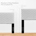 thumbnail image 5 of Headboard, Full Queen Size, Velvet, White, Modern Contemporary Urban Design, Bedroom Master Guest Suite, 5 of 10