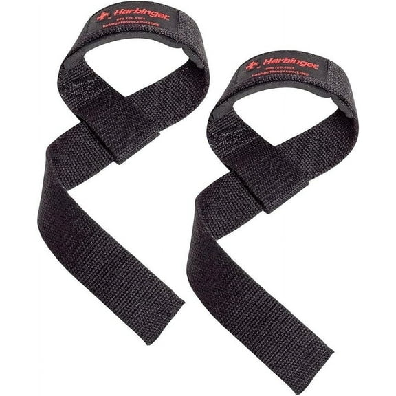 Padded Cotton Lifting Straps with NeoTek Cushioned Wrist (Pair)
