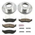 thumbnail image 3 of PowerStop Front/Rear Z23 Evolution Sport Carbon-Fiber Ceramic Brake Pad and Drilled & Slotted Rotor Kit Fits: FORD Select Models K5966, 3 of 10