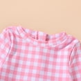 thumbnail image 5 of Younger Tree Baby Girl Swimsuit Long Sleeve Rash Guard Top Bikini Swimwear 2 Piece Set for 18-24 Months, 5 of 9