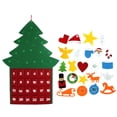 thumbnail image 2 of Clearance! Christmas Felts Decorations with Advent Pockets Large Calendar Christmas Decor 14.2*9.8*2 in Multicolor, 2 of 7
