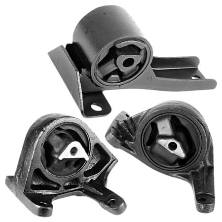 4M Auto Parts Front Left Front Right Engine Mounts & Rear Transmission Mount 3PCS Part Numbers. 3015 3014 3053