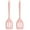 Pink, variant on SZDUDU 2Pack Small Silicone Spatula Turner High Heat Resistant Silicone Turner for Cooking Fish, Eggs, Pancakes and More, Black
