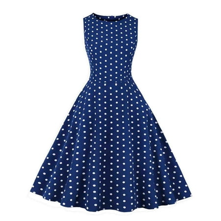 Ftwytp Women Fashion Casual Sexy Collar High Waist Striped Short Sleeve Midi Dress Bridesmaids Dresses Dress Plus Size Summer Mini Skater Dress Red Lingerie Dress Navy