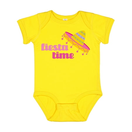 

Inktastic Fiesta Pink Sombrero Gift Baby Girl Bodysuit