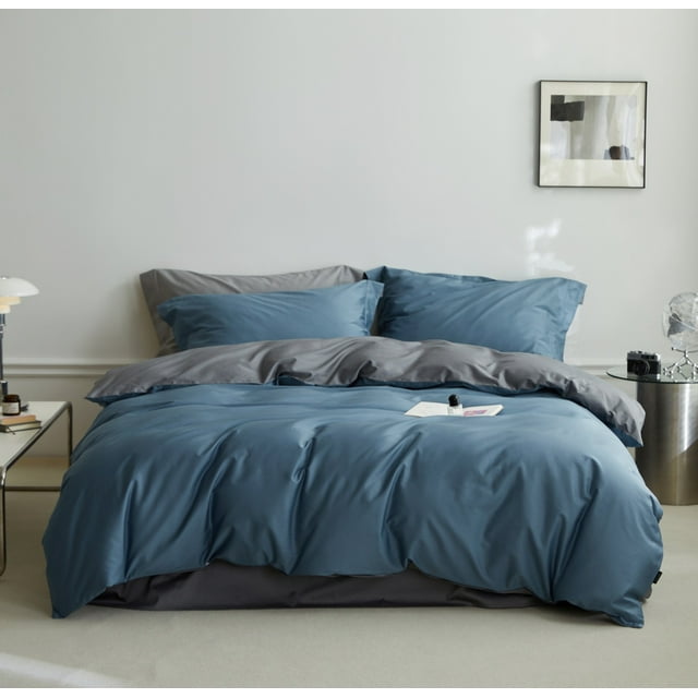 Zhuge Bed Sheets Set, Bedding Sheets Pillowcases Kit, Twin Bed Set, Hotel Bedding, Home Decor(Blue)
