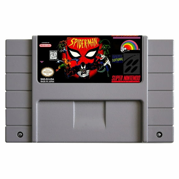 SNES Games Cartridge Spider-Man