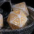 thumbnail image 4 of Cusdie 7-Die 25mm Giant DND Dice, Shield&Sword Pattern Polyhedral Dice Set for Role Playing Game Dungeons and Dragons D&D Dice Pathfinder, 4 of 5