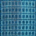 thumbnail image 1 of Ahgly Company Indoor Square Oriental Light Blue Modern Area Rugs, 3' Square, 1 of 4