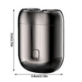 thumbnail image 2 of Riforla Rasoir pour Hommes Rasoir Lavable Rechargeable Rasage Humide et Sec avec Tondeuse Recharge Rapide 1 Heure 2 Rasage B, 2 of 8