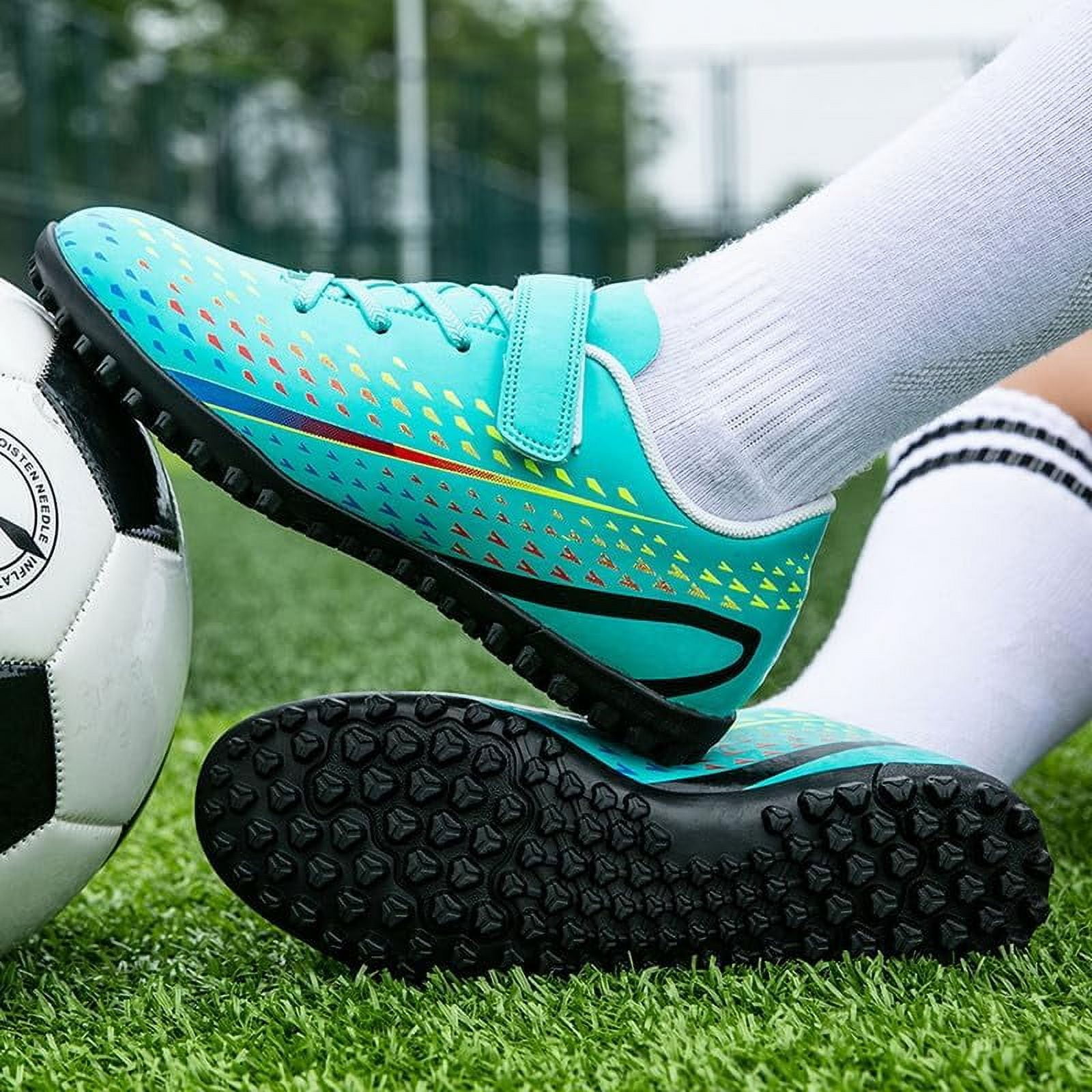Kids Turf Soccer Shoes Boys Girls Soccer Cleats Youth Football Trainers Athletic Indoor Soccer Shoes for Boys in Nepal at NPR 5654 Rating 5