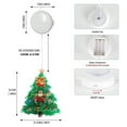 thumbnail image 3 of Window Christmas Lights Decorations, Battery Operated with Suction Cup Hook Hanging LED Light for Xmas Window Decoration Glass Wall Indoor Decor, Xmas Tree, 3 of 6