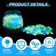 thumbnail image 3 of Piedras Luminosas Uxcell, 100 Pcs Rocas que Brillan en la Oscuridad para Decoraciones de Acuarios Interiores y Exteriores Multicolor, 3 of 7