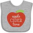 thumbnail image 3 of Inktastic Apple Cider Time Autumn Boys or Girls Baby Bib, 3 of 4