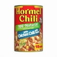 thumbnail image 4 of HORMEL&nbsp;100% Natural White Chicken Chili with Beans, No Artificial Ingredients, Shelf-Stable, 15 oz Steel Can (Pack of 3), 4 of 5