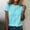 Mint Green, variant on Endives Womens Summer Top Striped Tshirt for Women Round Neck Short Sleeve T Shirt Casual Loose Fit Top Summer Basic Tee Daily Wear Hot Pink M