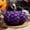 Purple, variant on Halloween Knitted Fabric Pumpkin Ornaments, Hand Woven Stuffed Artificial Pumpkins for Table, Shelf, Party Decor