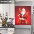 thumbnail image 5 of Christmas Santa Claus Dishwasher Magnet Covers for The Front Magnetic Dishwasher Cover Home Cabinet Decals 20" x 26" Refrigerator Door Home Decor, 5 of 5