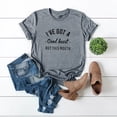 thumbnail image 2 of outfmvch t shirts for women fashion short sleeve letter print plus size cotton casual womens tops shirts for women dark gray, 2 of 9