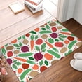 thumbnail image 2 of Vsdgher Vegetables print Flannel Anti-Slip Floor Mat Comfort Mat Floor Carpet for Decor, Non-Slip, Home, Office, Laundry, Durable, 2 of 5